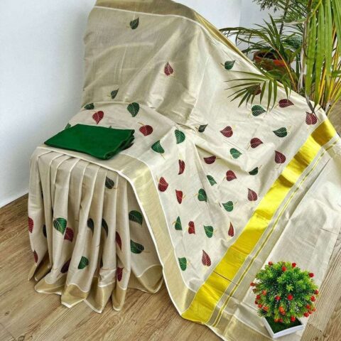 Kerala Tissue Saree 007