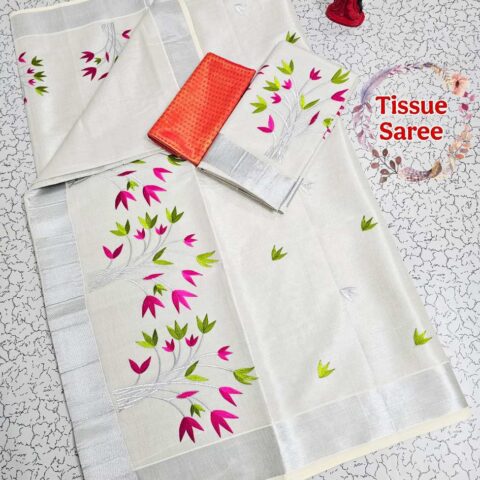 Kerala Tissue Saree 018
