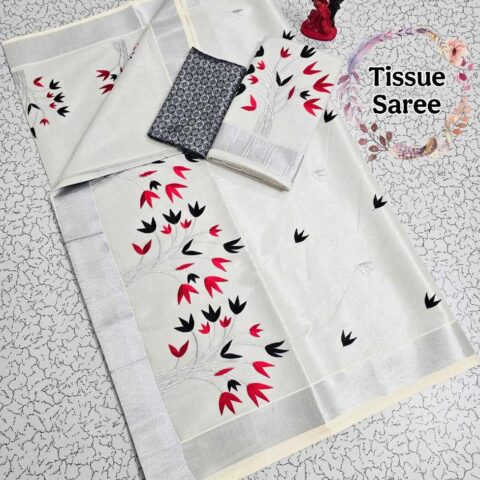Kerala Tissue Saree 019