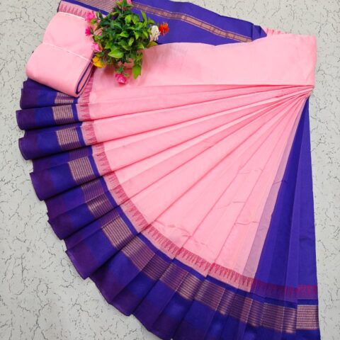 Korvai Border Silk Cotton Sarees 014
