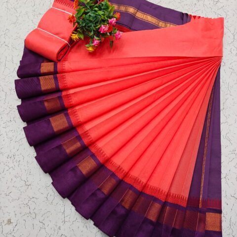 Korvai Border Silk Cotton Sarees 015