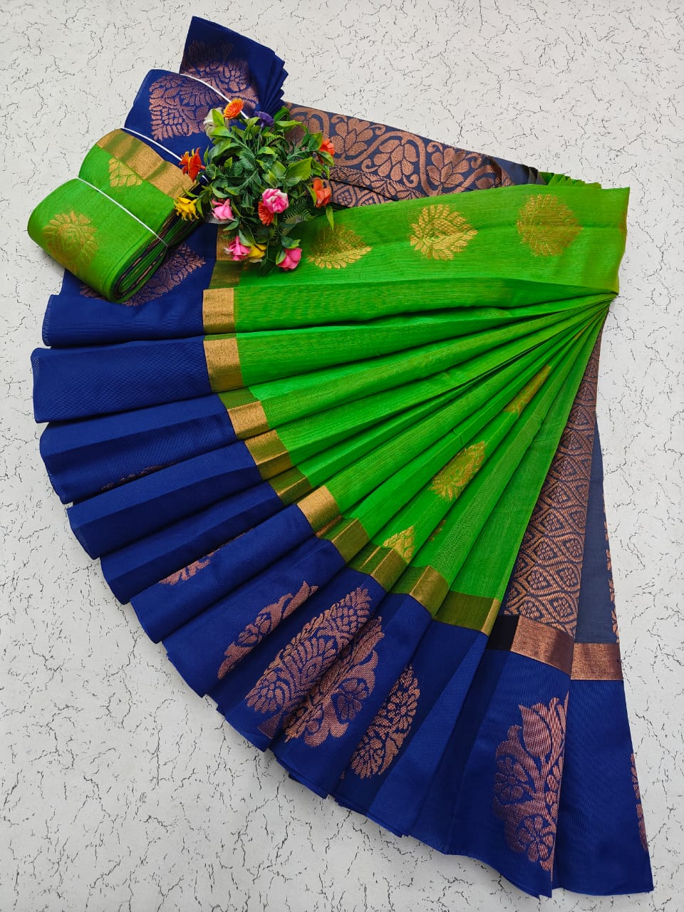 Kotanji Border Silk Cotton Sarees 032