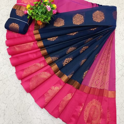 Kotanji Border Silk Cotton Sarees 040