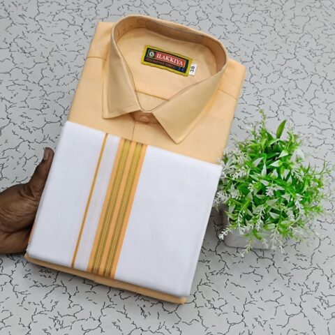 Cotton Shirt & Dhothi 005